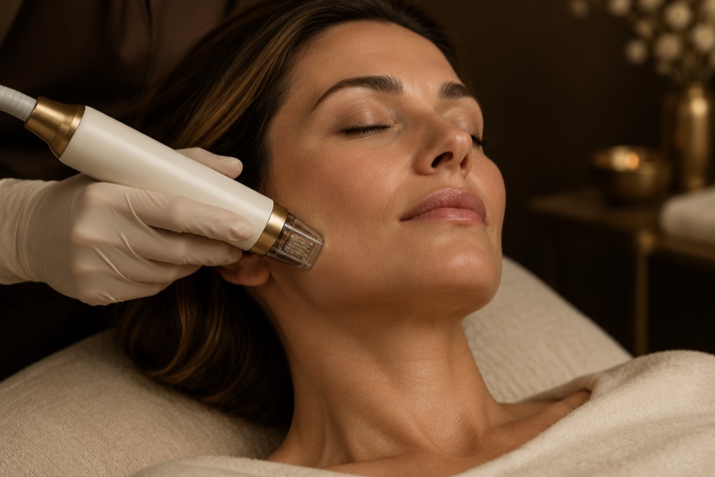 Morpheus8 RF microneedling treatment